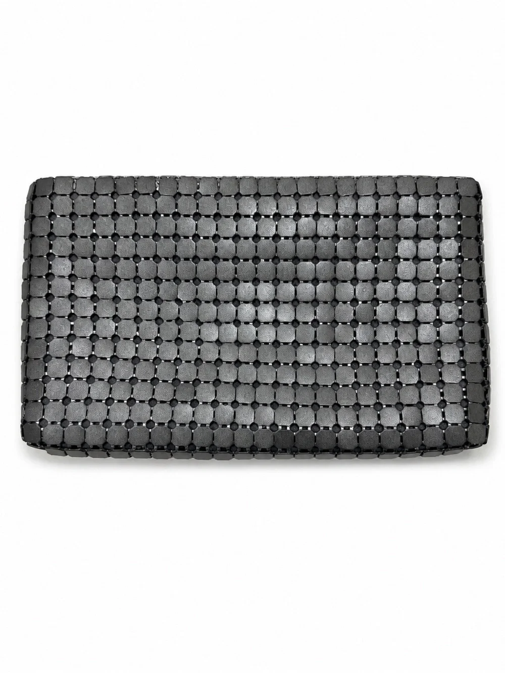 ✨VINTAGE Chic Blaxk Metallic Woven SASHA NY Clutch✨